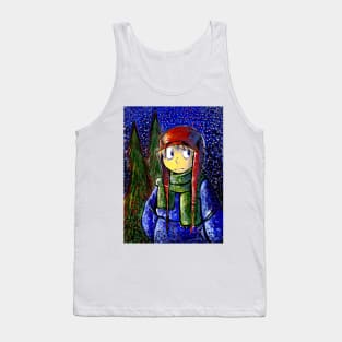 Snow Fall Star Light Tank Top